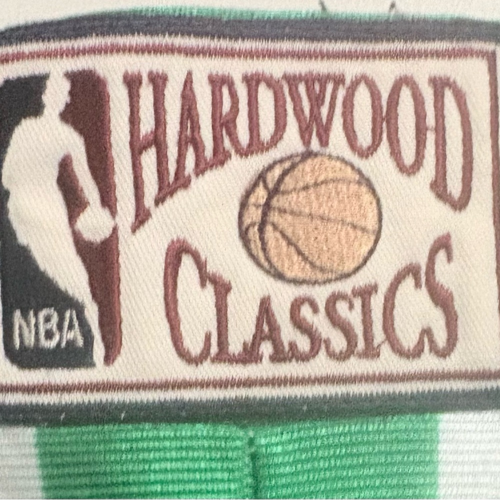 NBA Green and White Striped Casual Bottoms - Picture 2 of 6